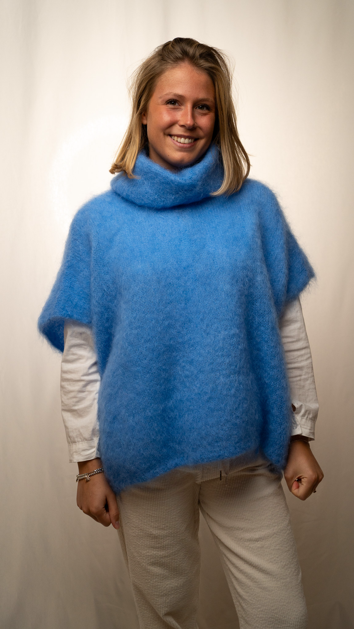 Pull Mohair Col Roulé Manches ¾ SAVANA - junefivesixteen