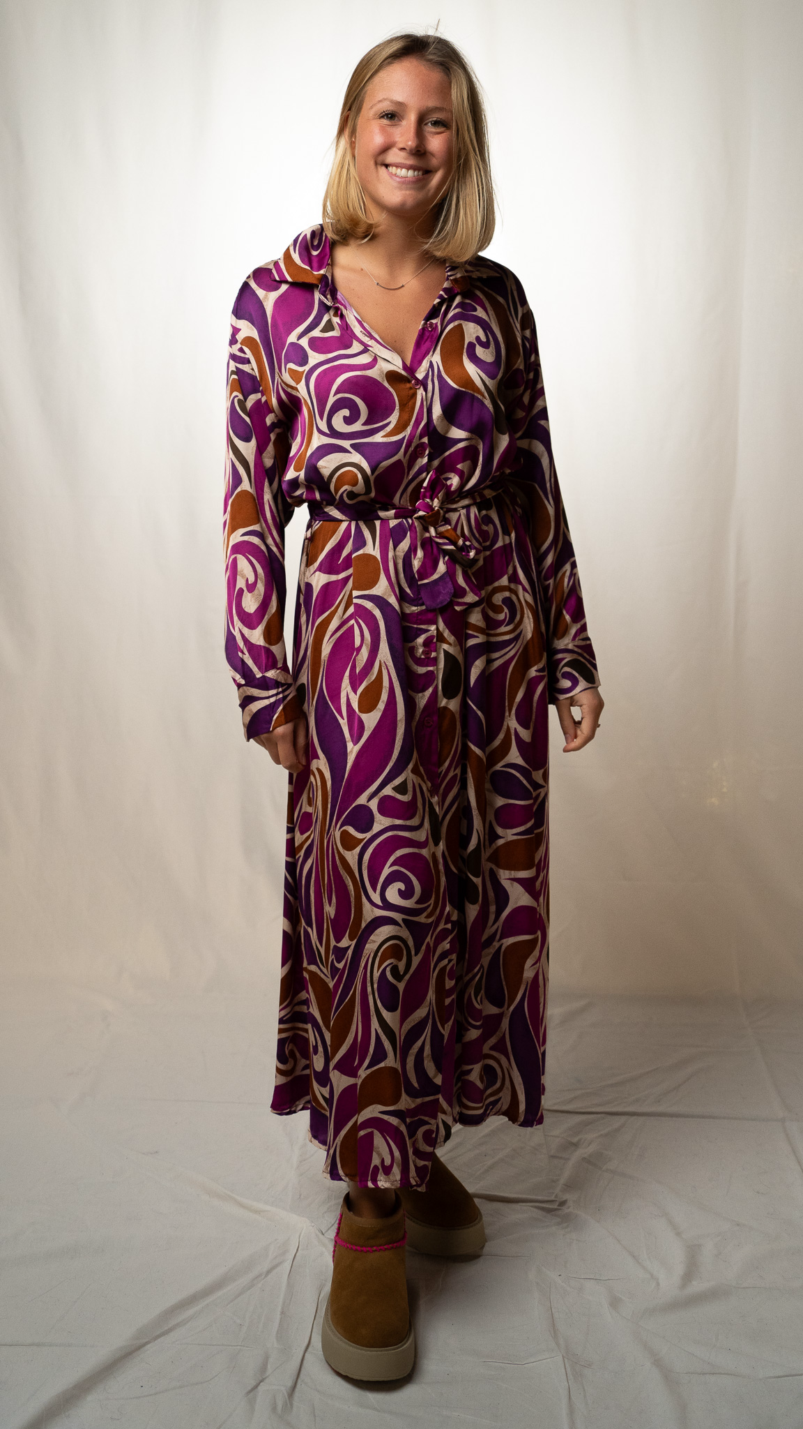 Robe 100% Viscose LINDA - junefivesixteen